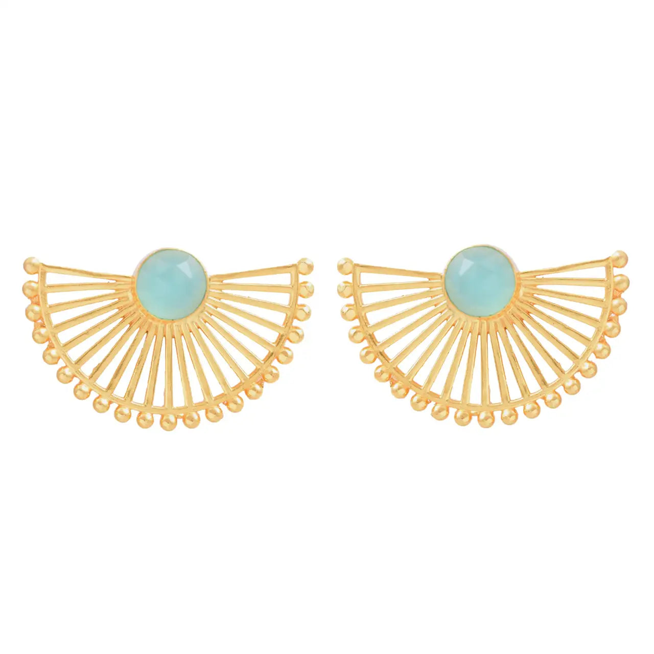 Pendientes Solea Azul agua