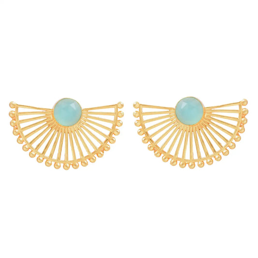 Pendientes Solea Azul agua