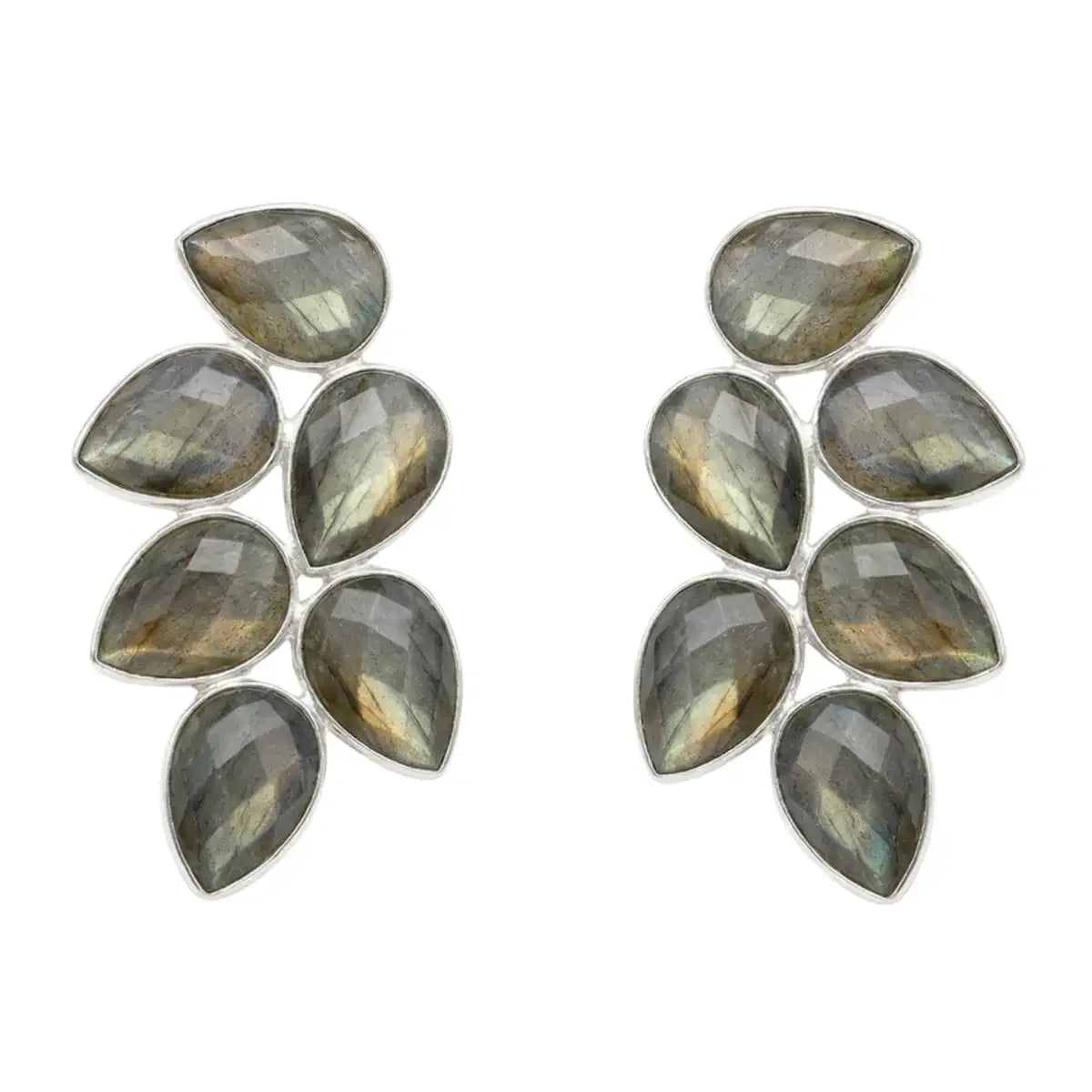 Thailand Limited Edition Silver Labradorite Earrings