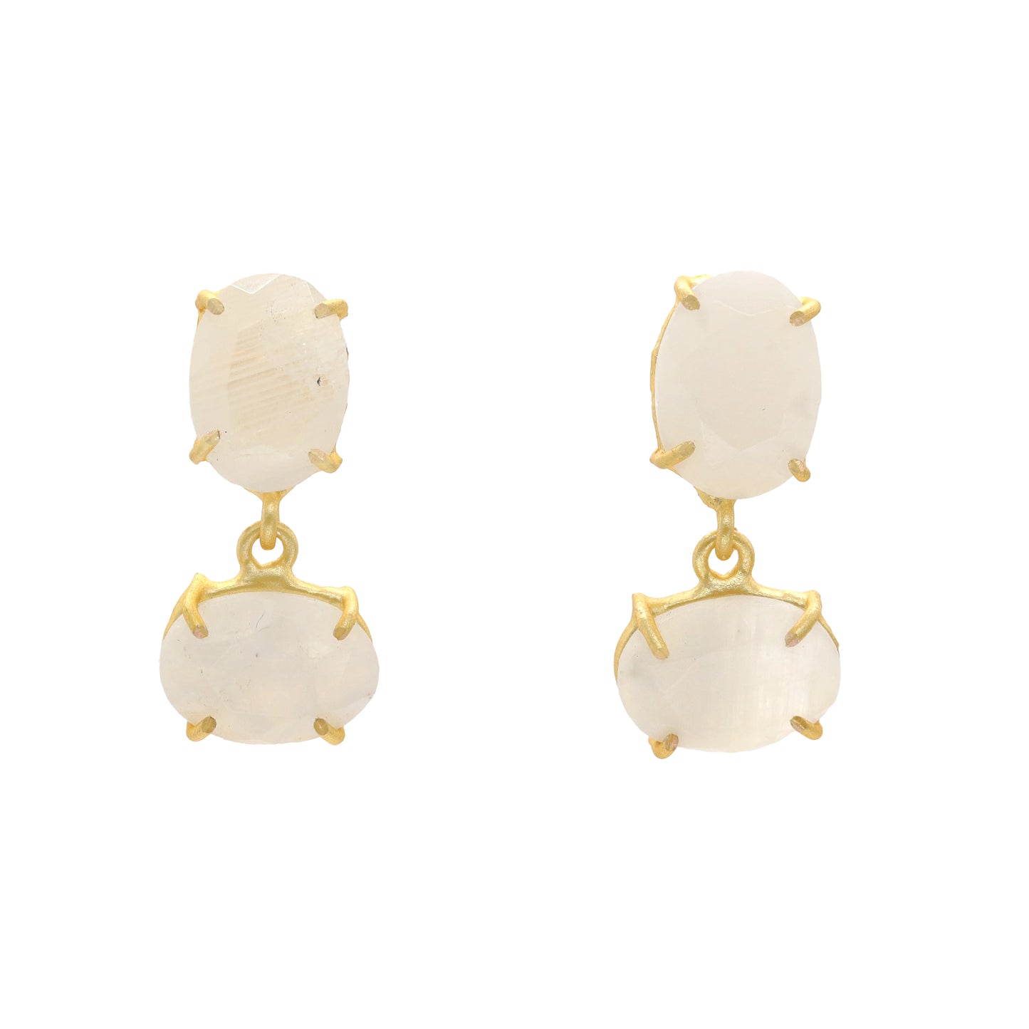 Pendientes Valun Piedra Lunar