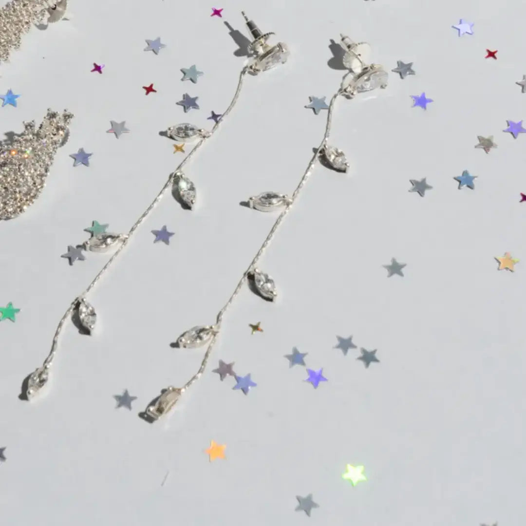 Pendientes Abril Zc Ed. Limitada Plata Shine