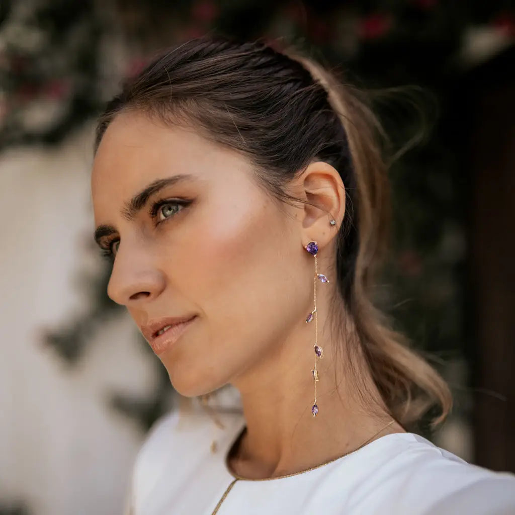Pendientes Abril Zc Morado
