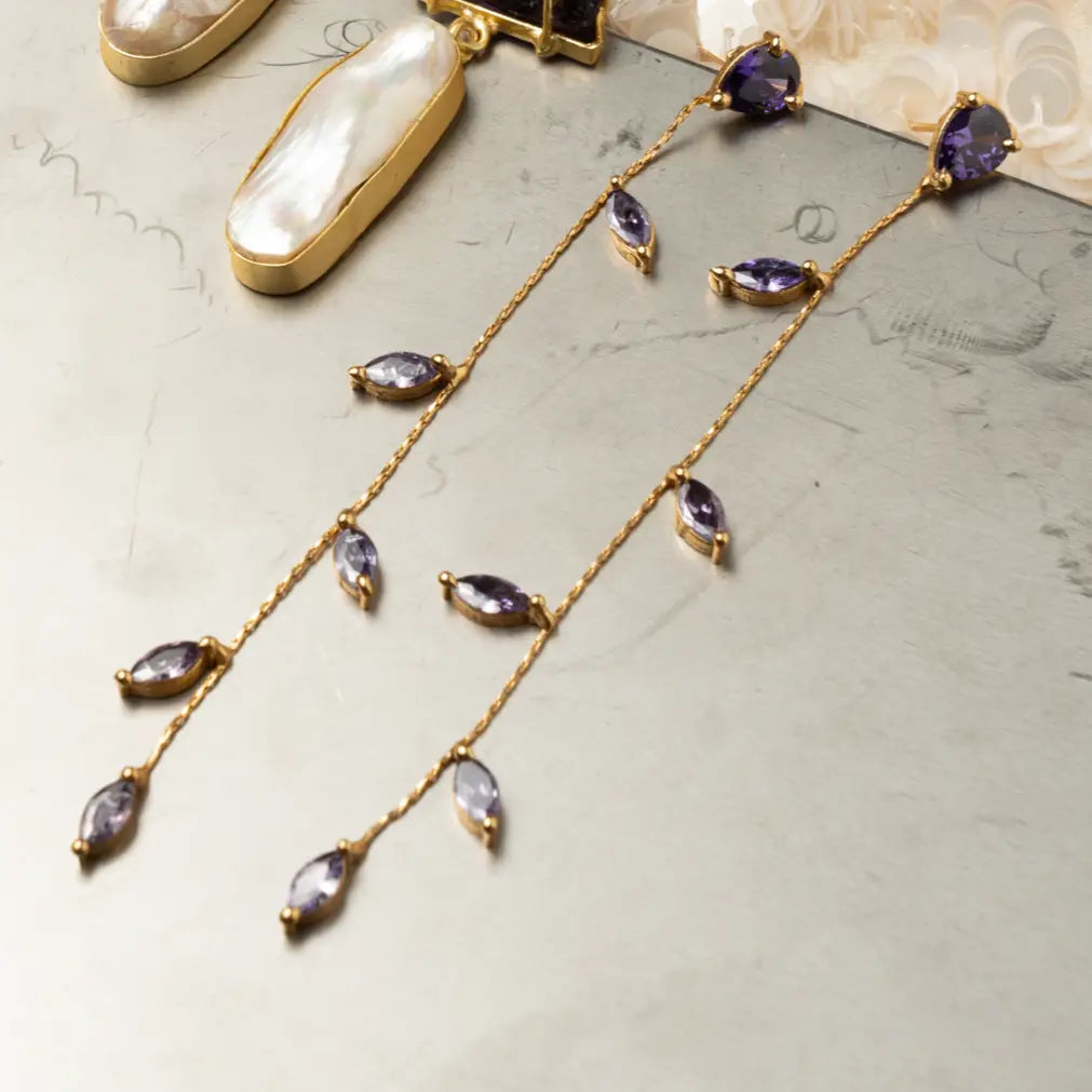 Pendientes Abril Zc Morado