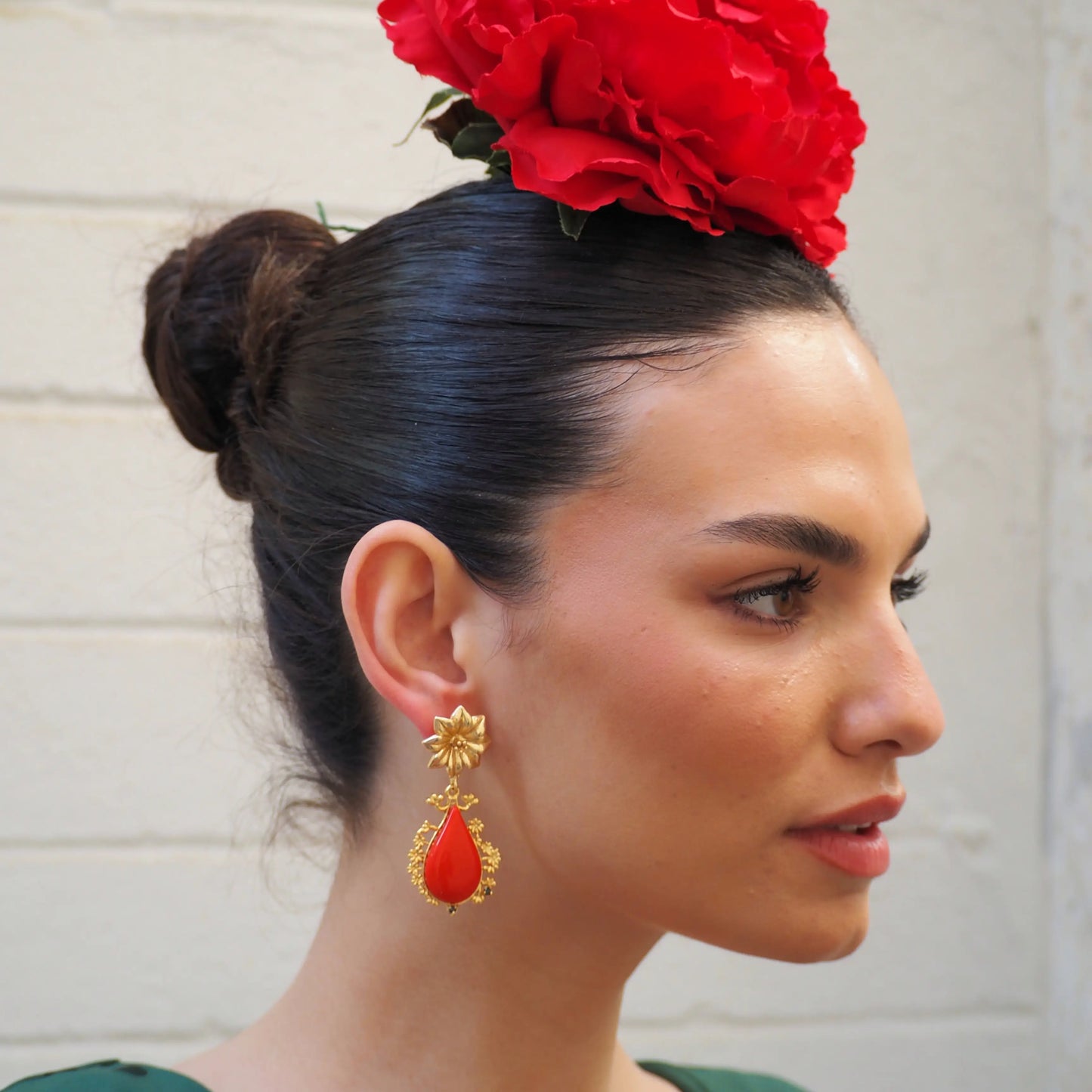 Red Anguish Earrings