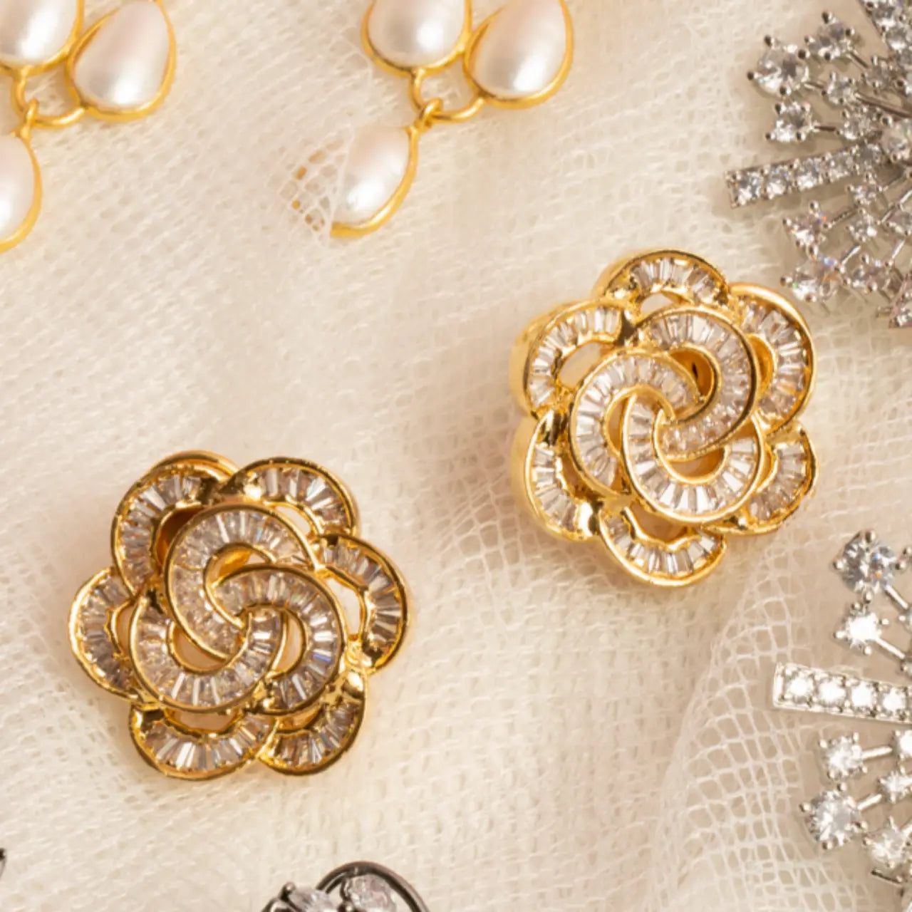 Pendientes Arroba Shine