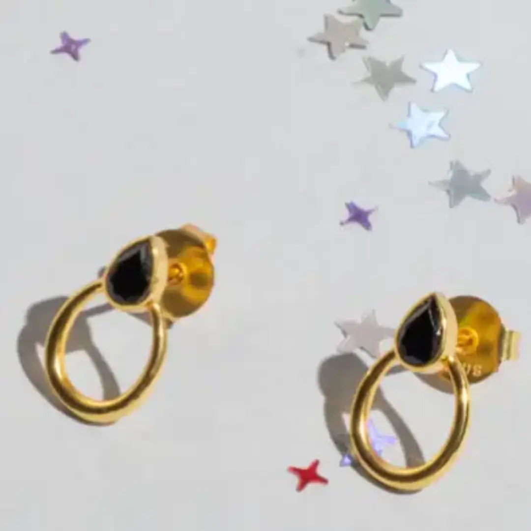 Pendientes Atria Negro