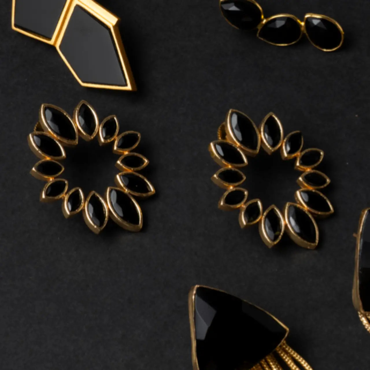 Pendientes Belmonte Negro