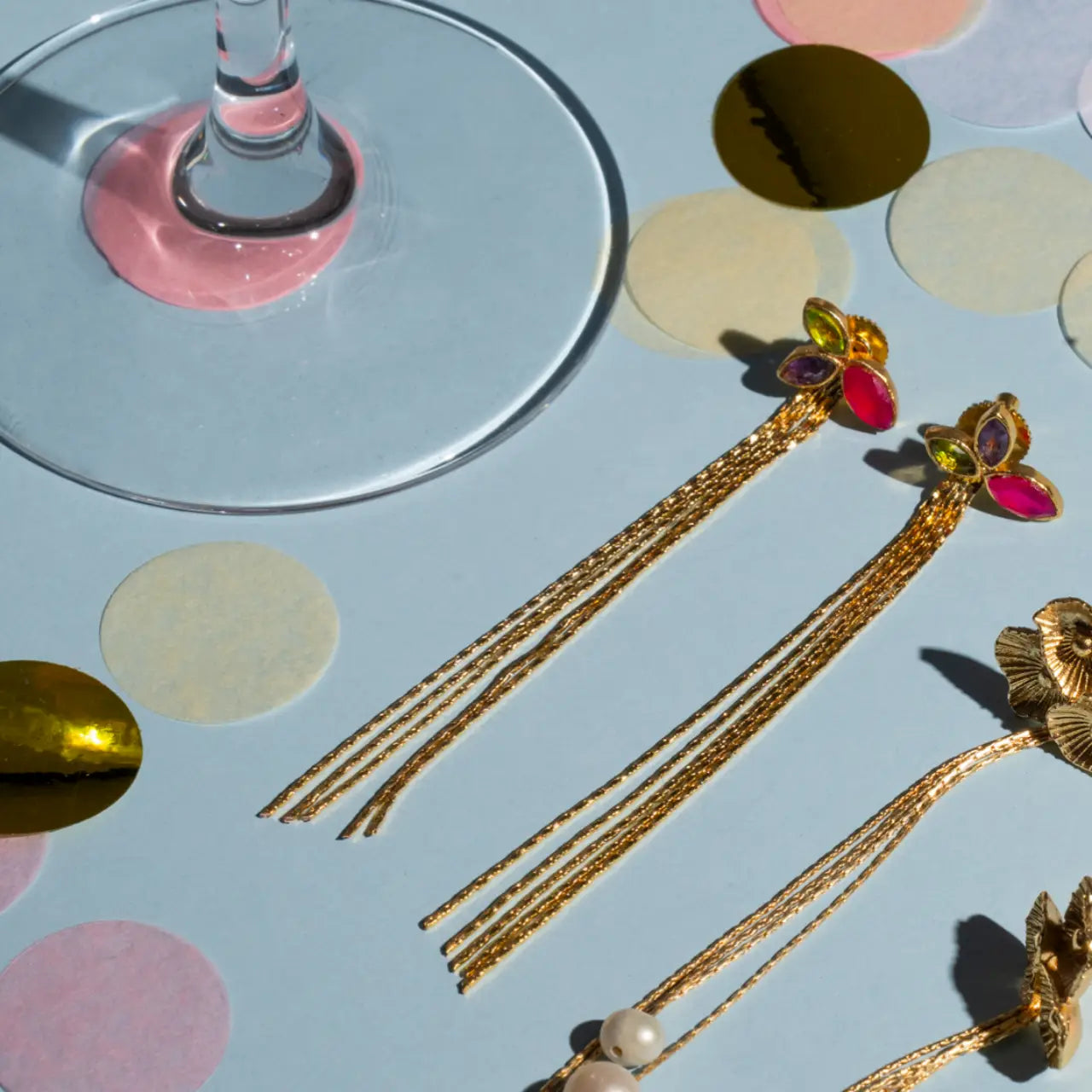 Pendientes Centella Desmontables Multicolor