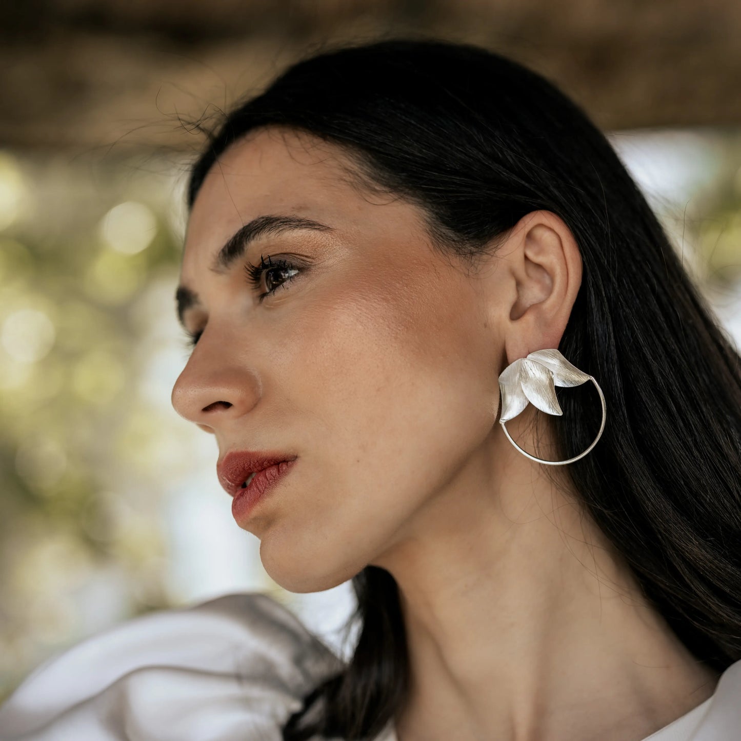 Pendientes Copihue Ed. Limitada Plata