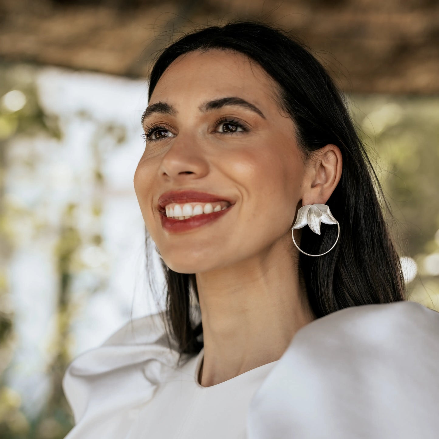 Pendientes Copihue Ed. Limitada Plata