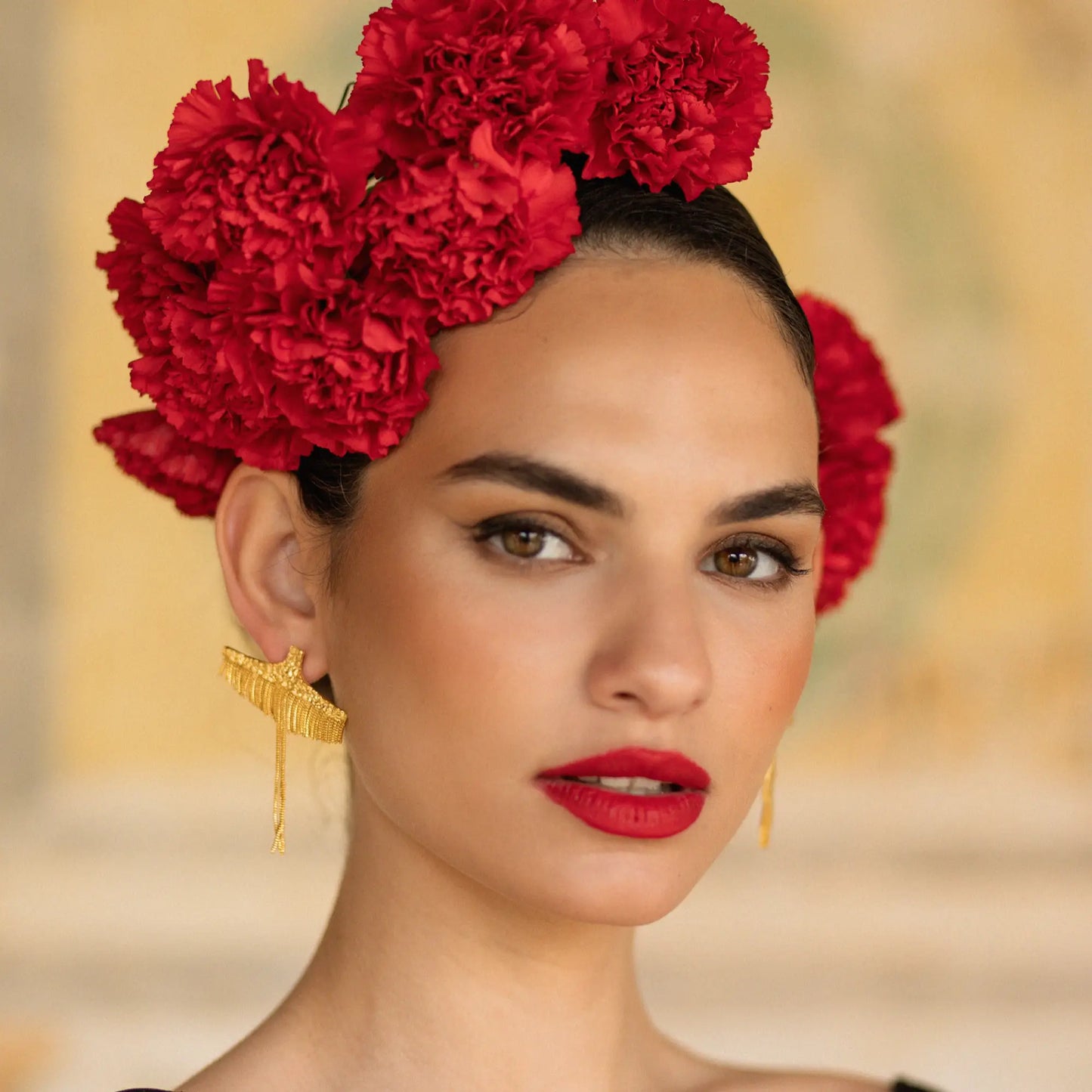 Pendientes Cruz Cumbre Flecos