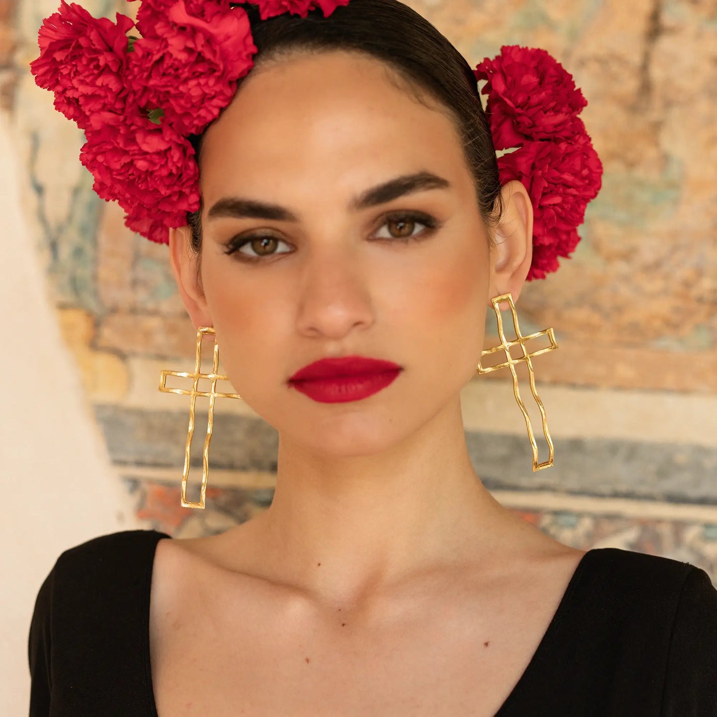 Pendientes Cruz Templaria