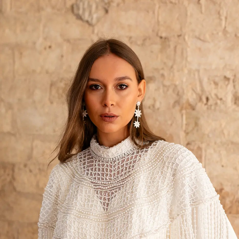 Pendientes Destellos de Andalucía Plata Shine