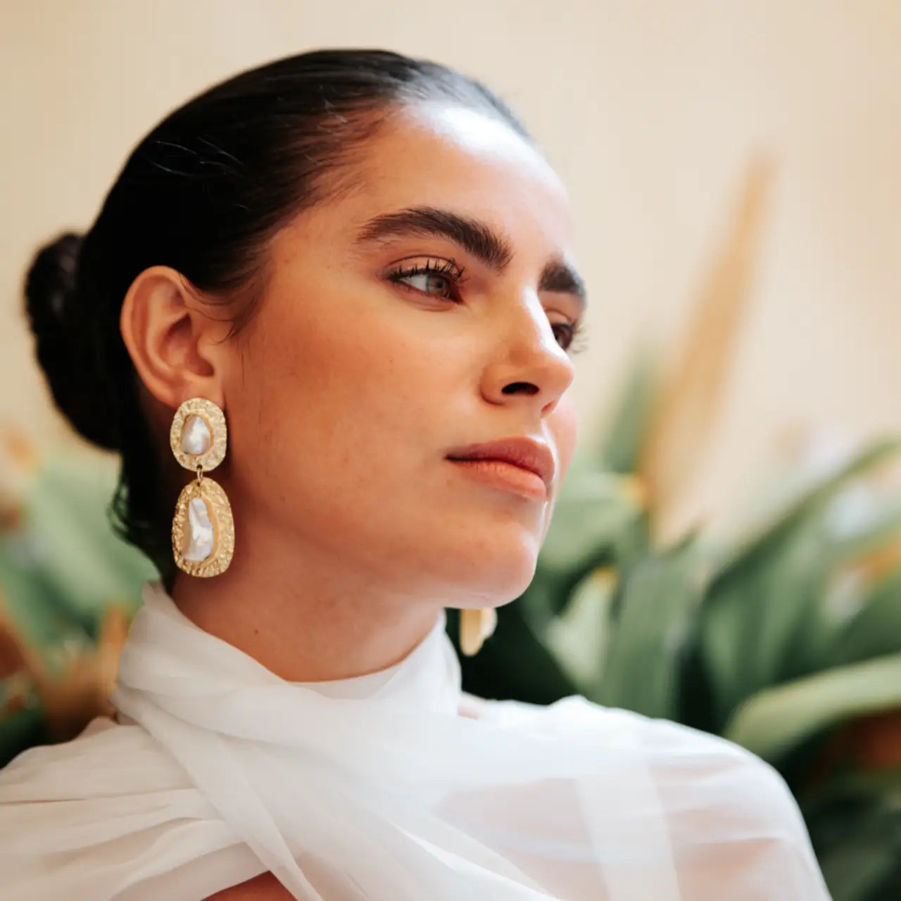 Pendientes Elenis Perla