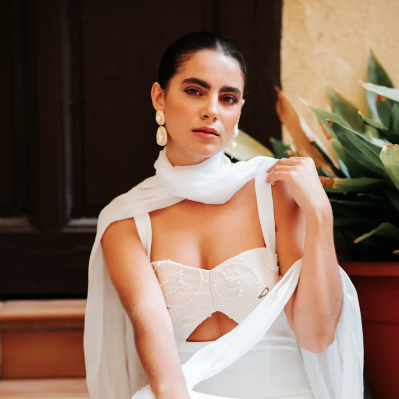 Pendientes Elenis Perla