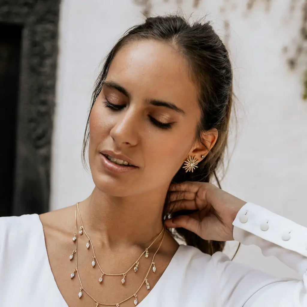 Shine Polar Star Earrings