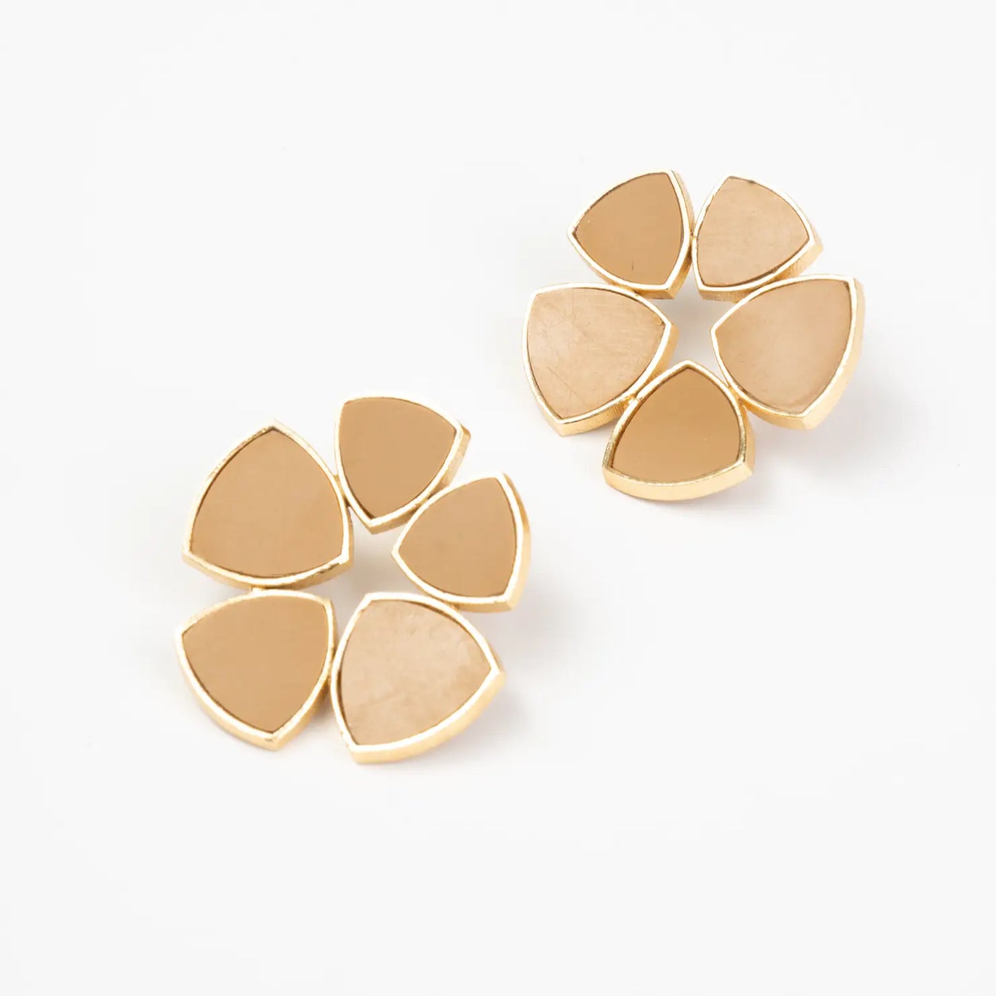 Pendientes Flor Batres Ed. Limitada Marrón