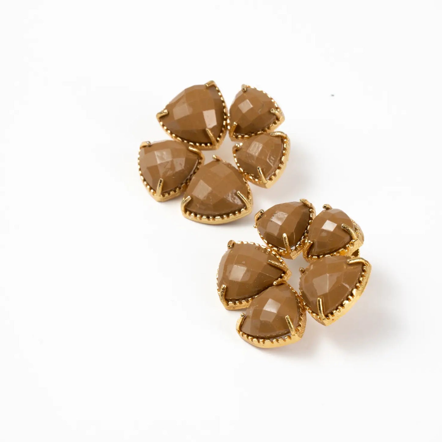 Pendientes Flor Cardona Ed. Limitada Marrón