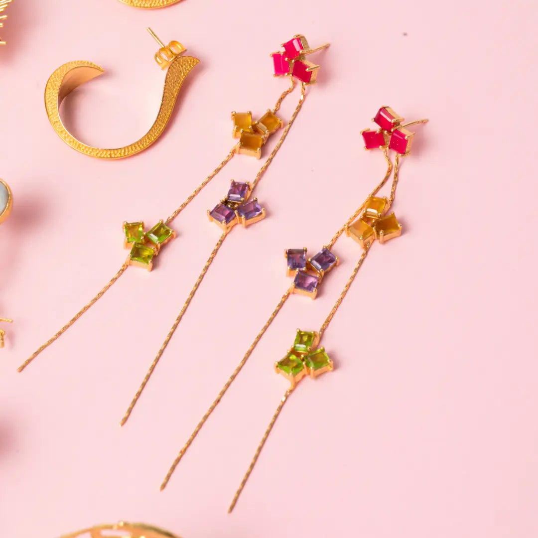 Pendientes Florescer Deluxe Multicolor