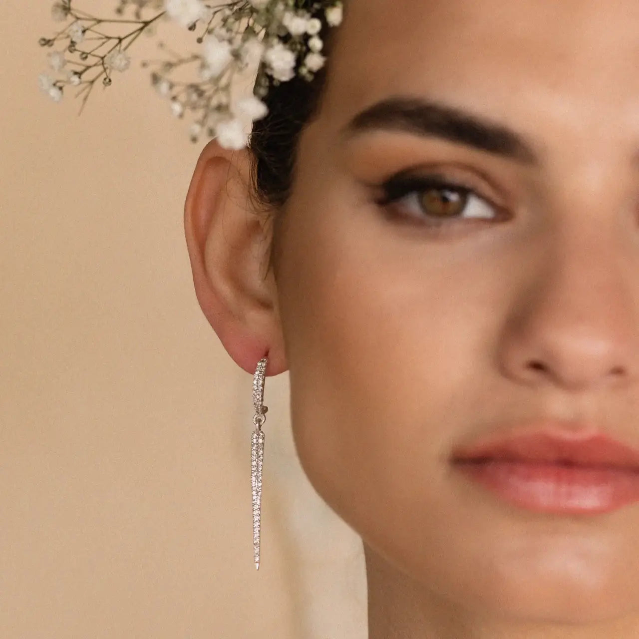 Pendientes Fortunata Plata Shine