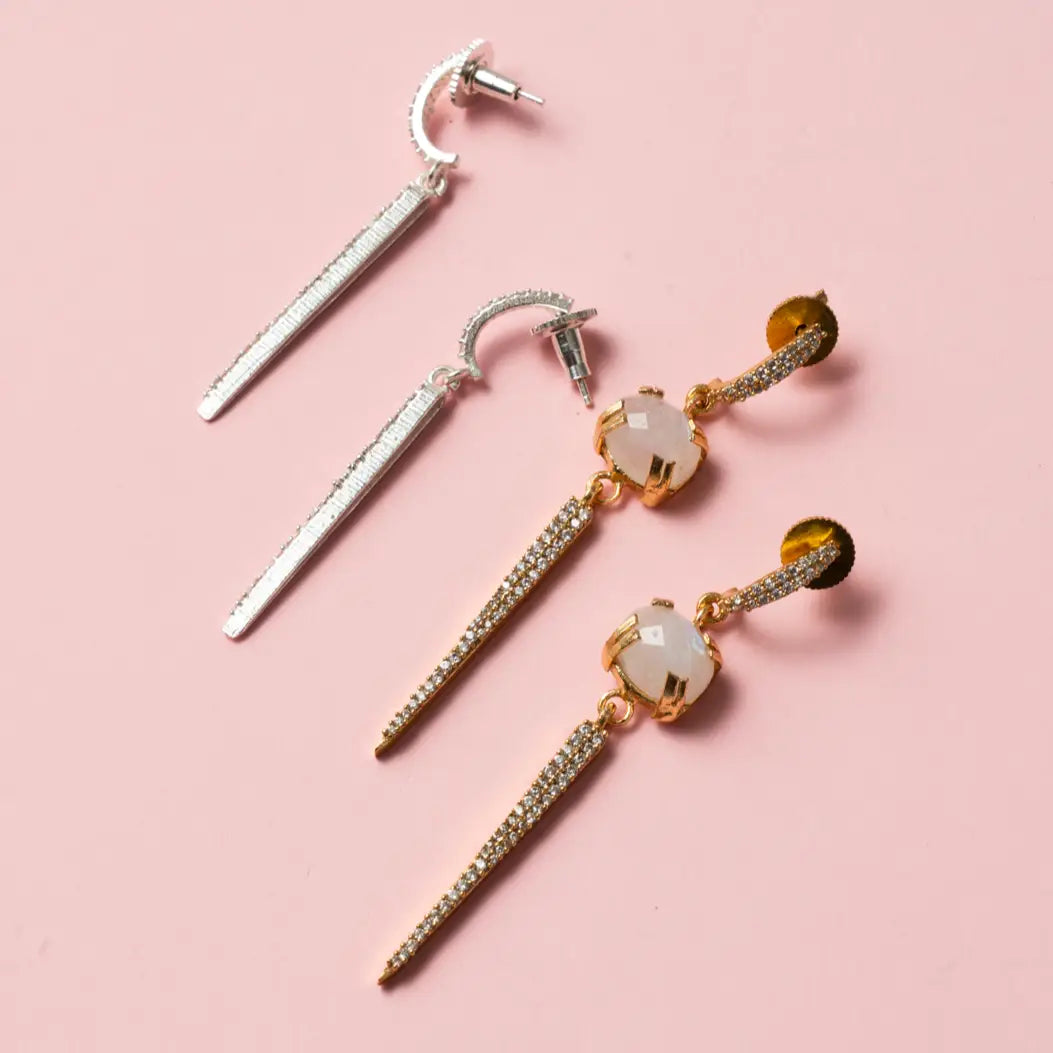 Pendientes Fortunata Plata Shine