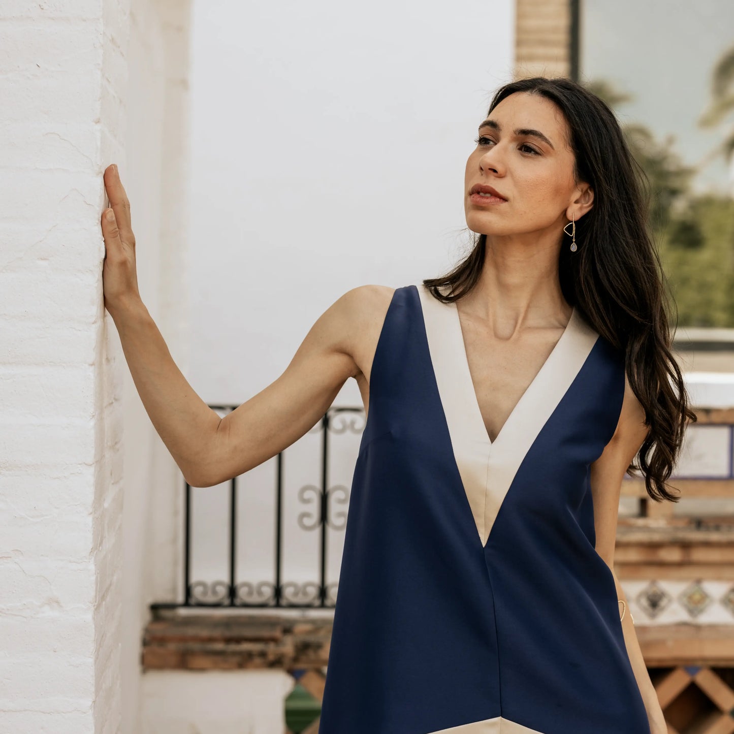 Pendientes Irene Piedra Lunar