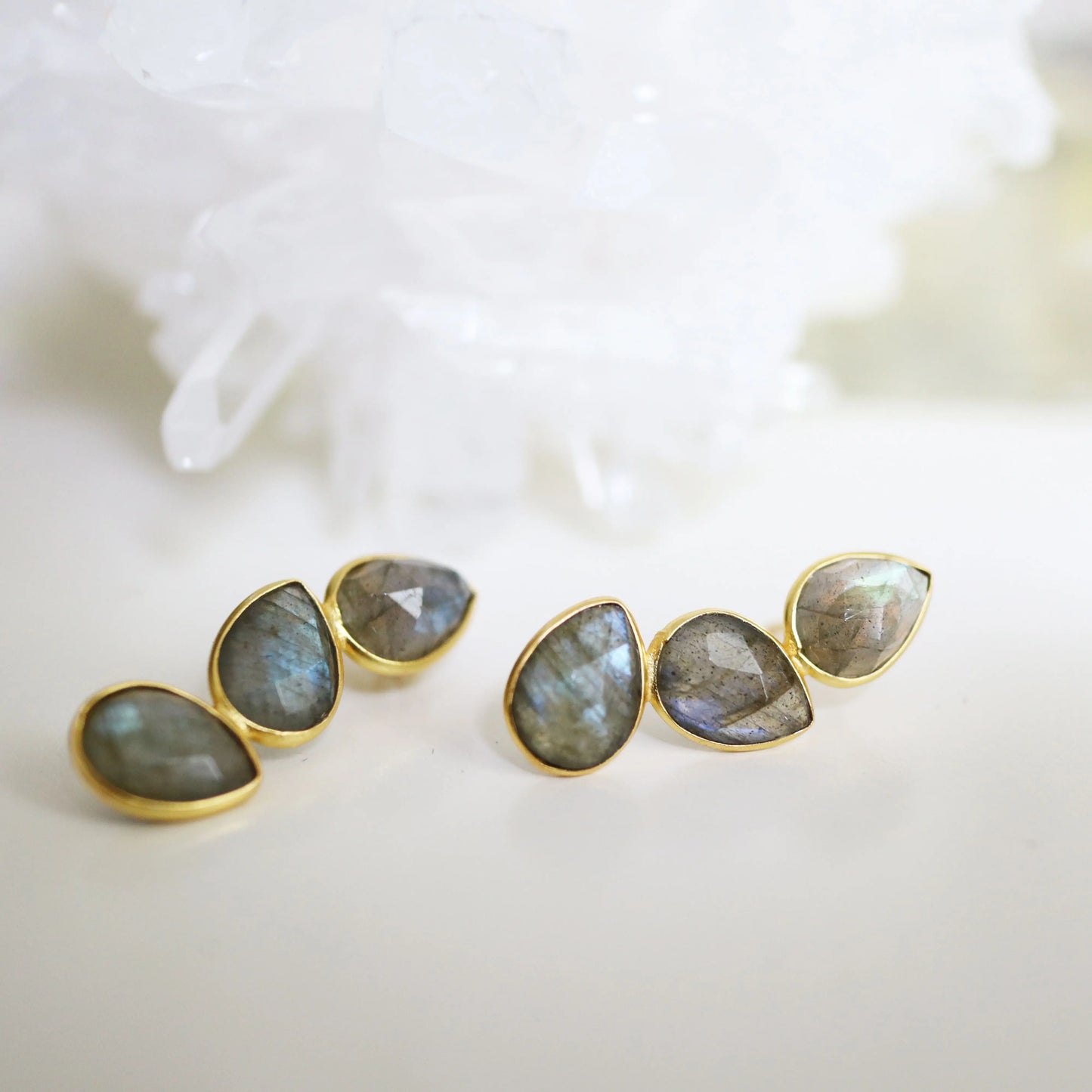 Pendientes Judit Iconic Labradorita