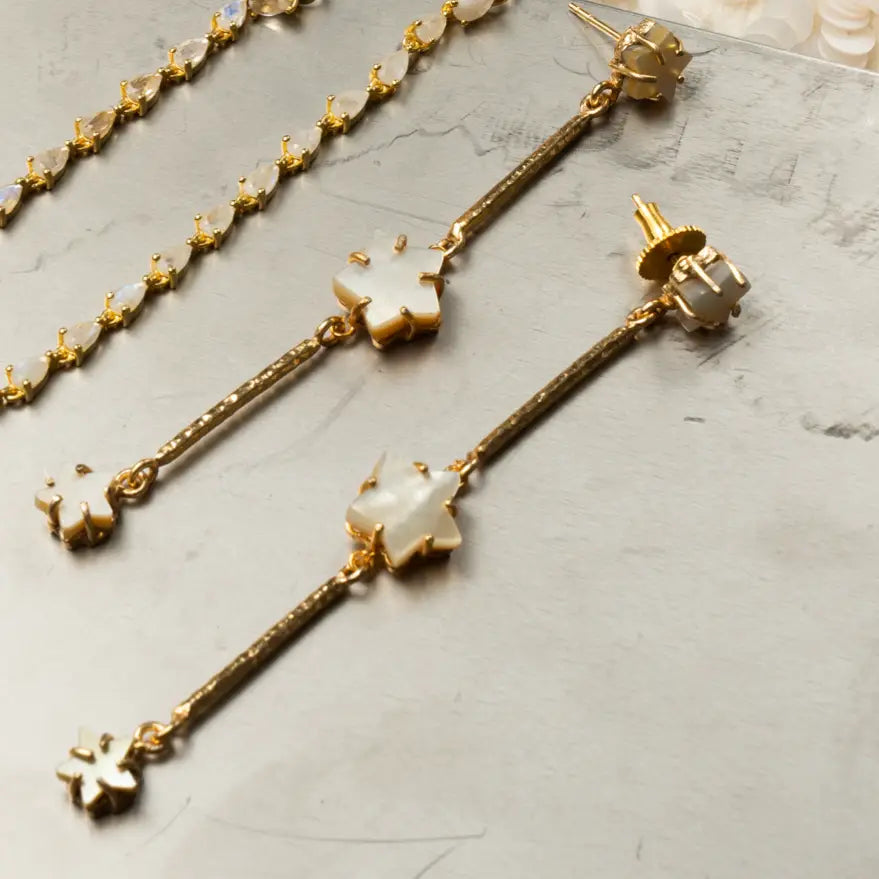 Pendientes Lúcida Blanco