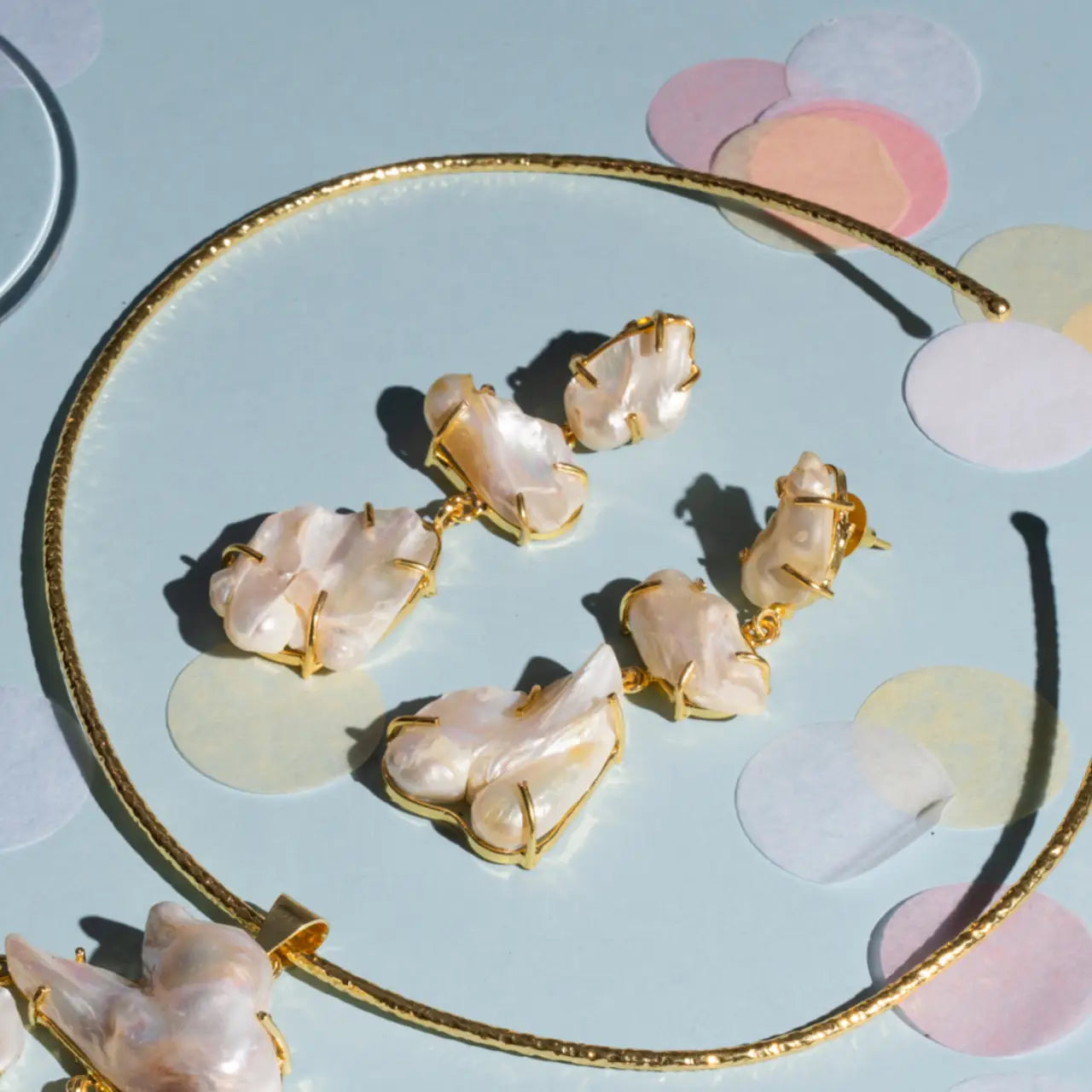 Pendientes Mariel Perlas