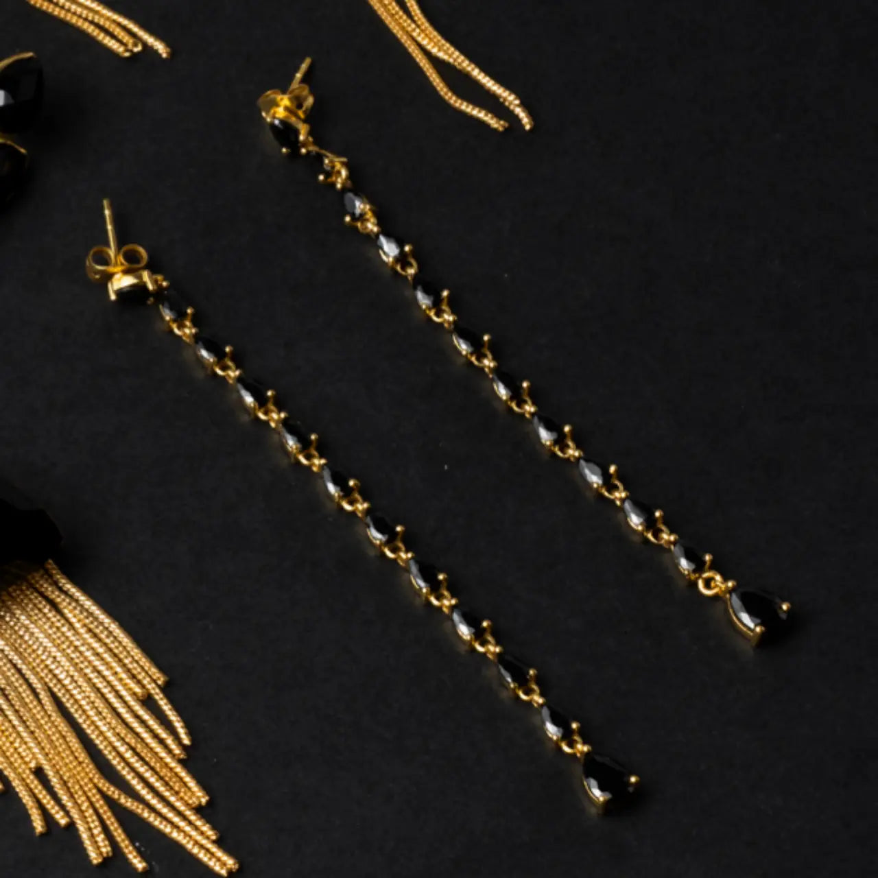 Pendientes Maura Zc Negro