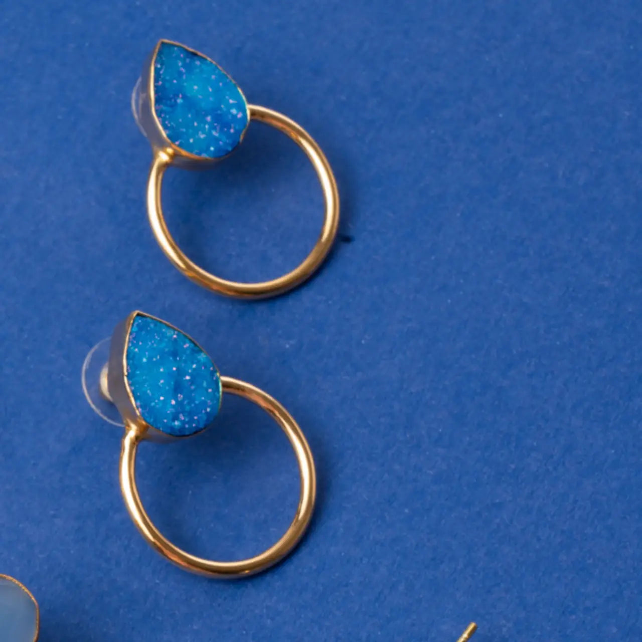 Pendientes Mini Diwa Turquesa