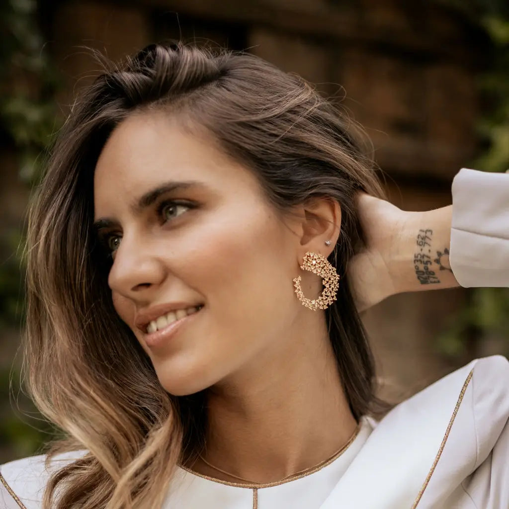 Pendientes Mirto Beige