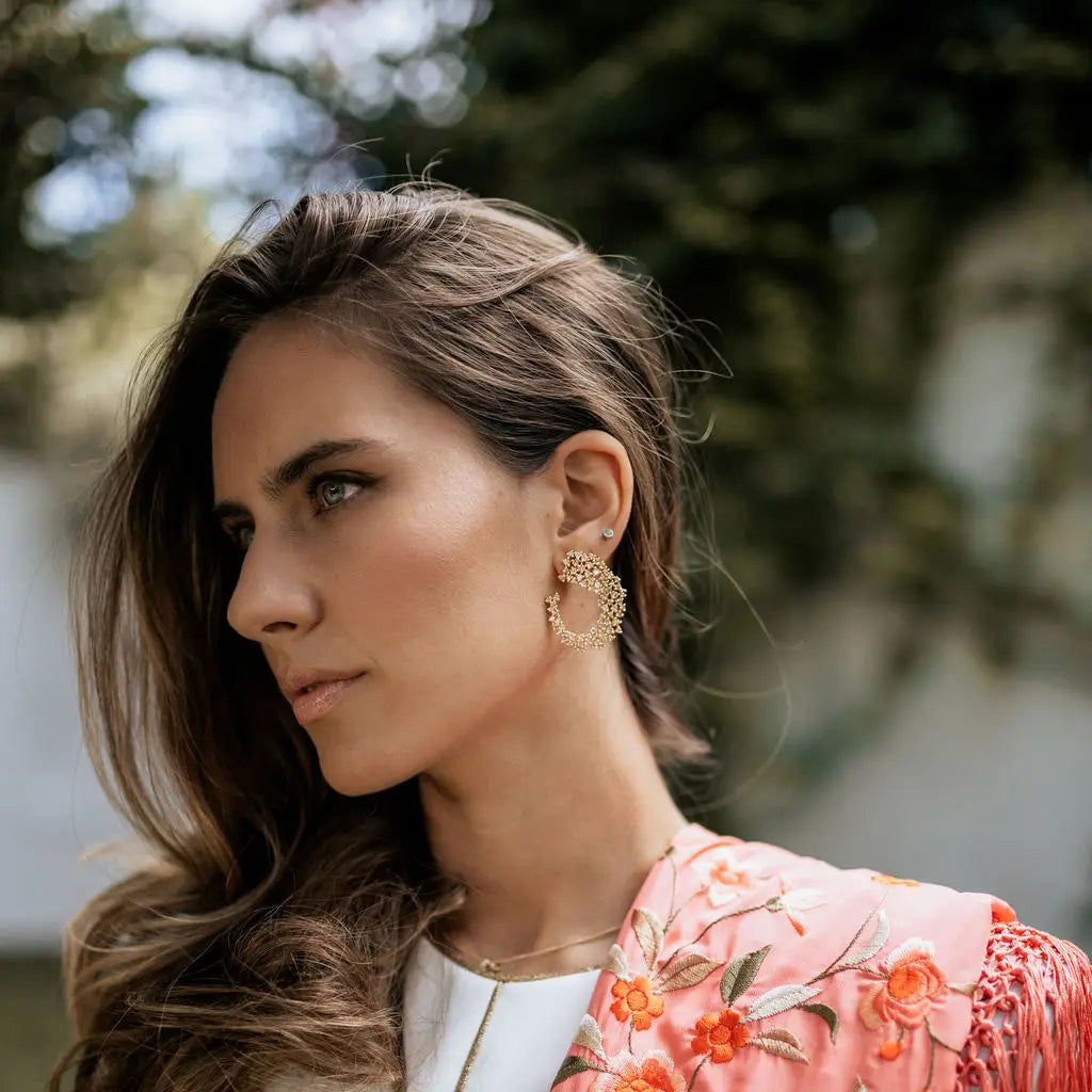 Pendientes Mirto Beige