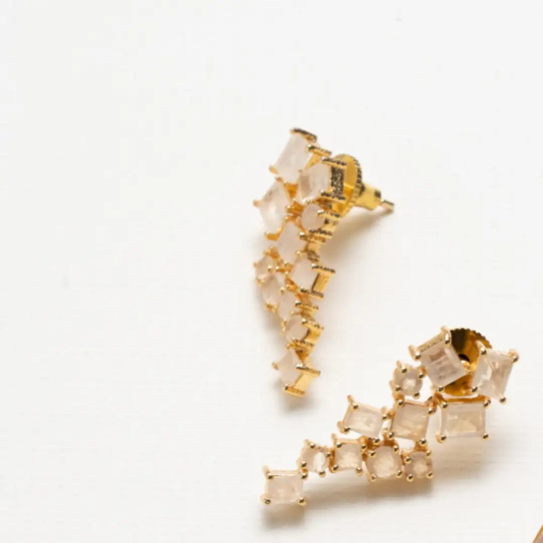 Pendientes Mysore Piedra Lunar