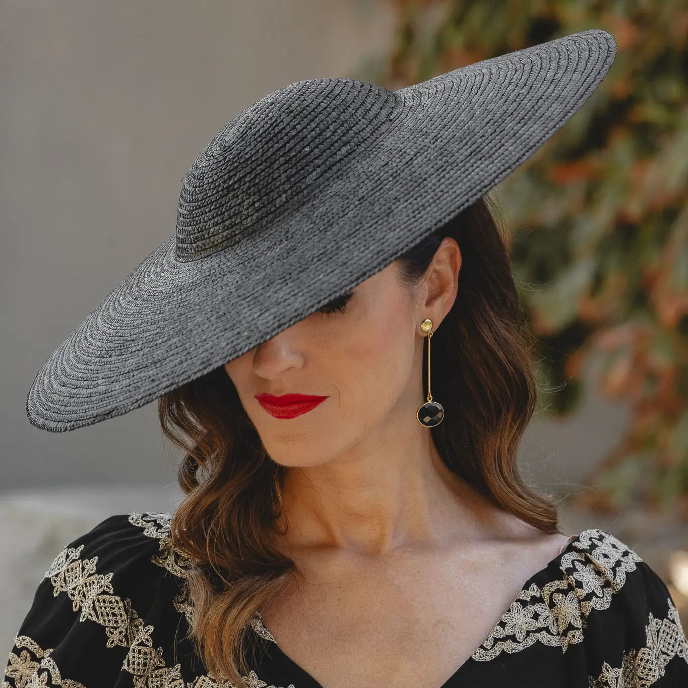 Pendientes Newton Negro