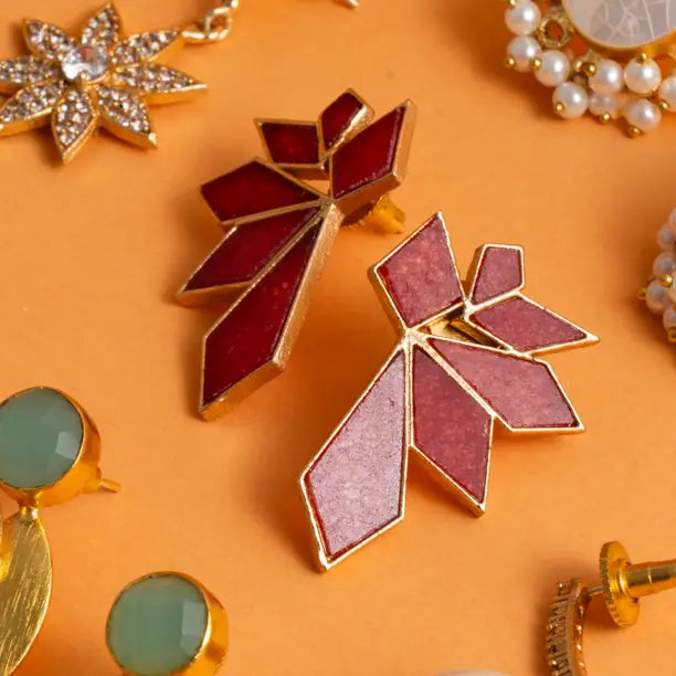 Pendientes Orava Rubí - Black One