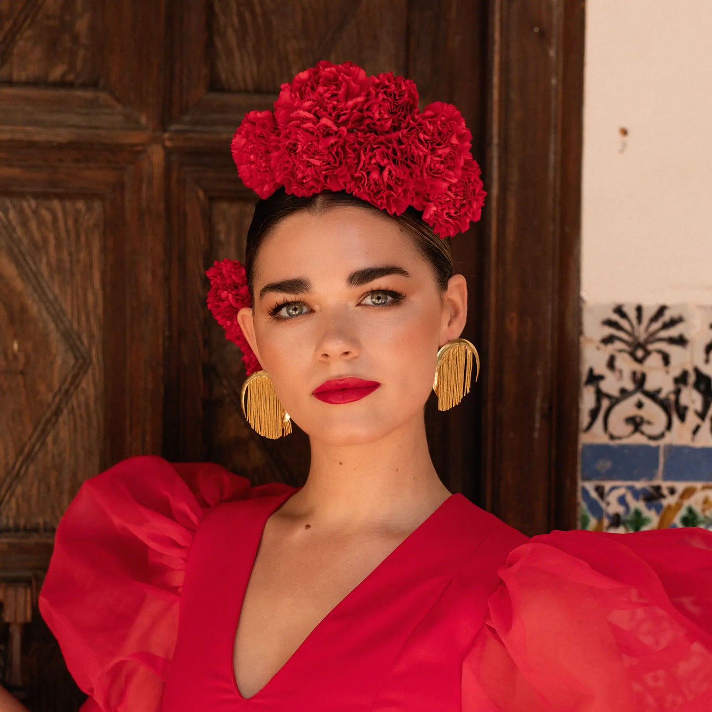 Pendientes Plenilunio Flecos