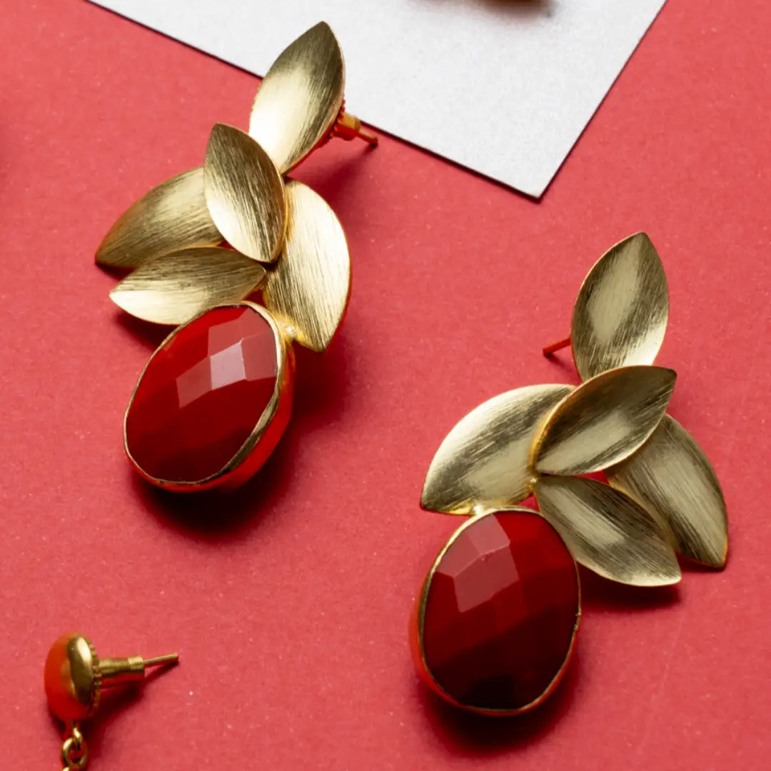 Pendientes Tívoli Rojo