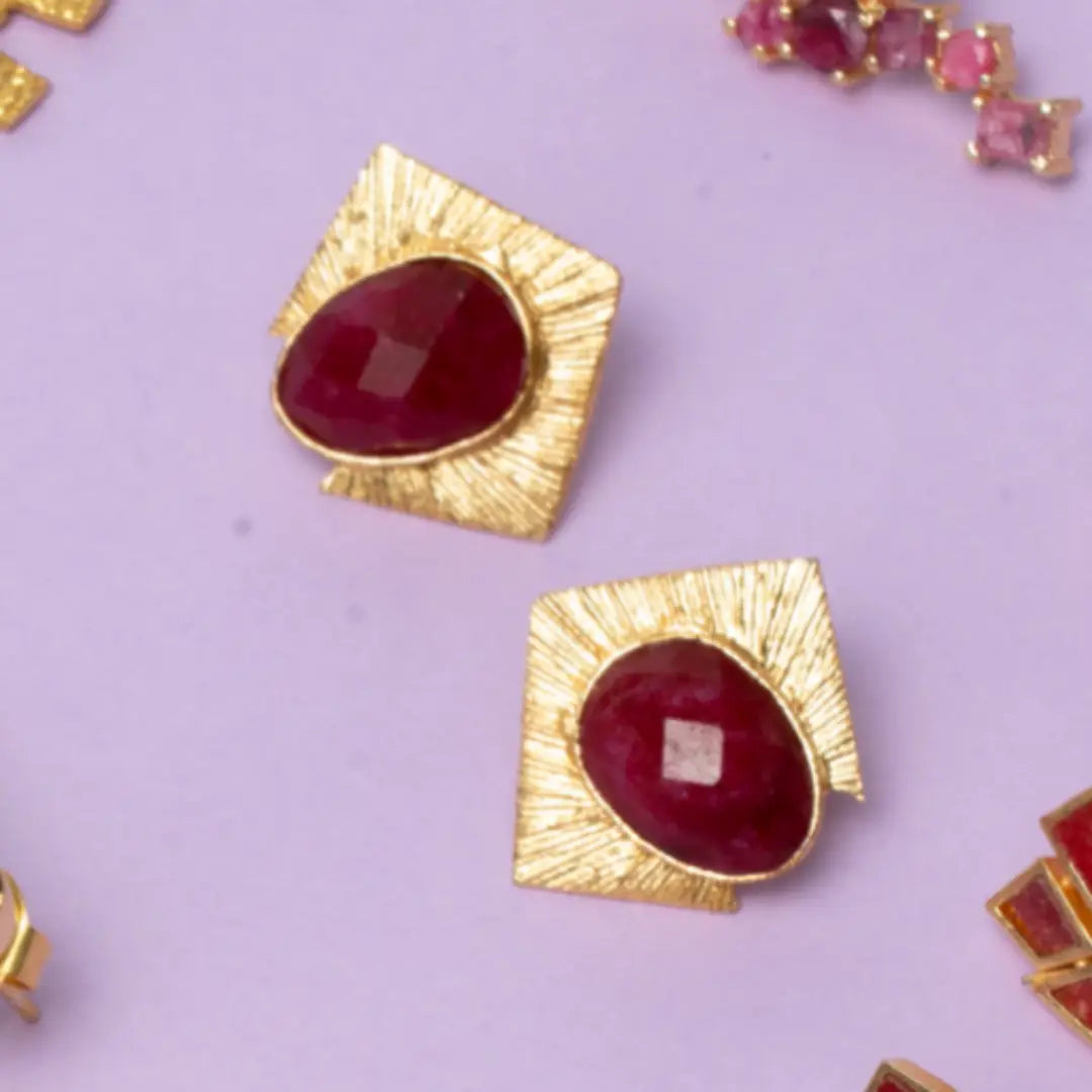 Pendientes Ígneo Rubí