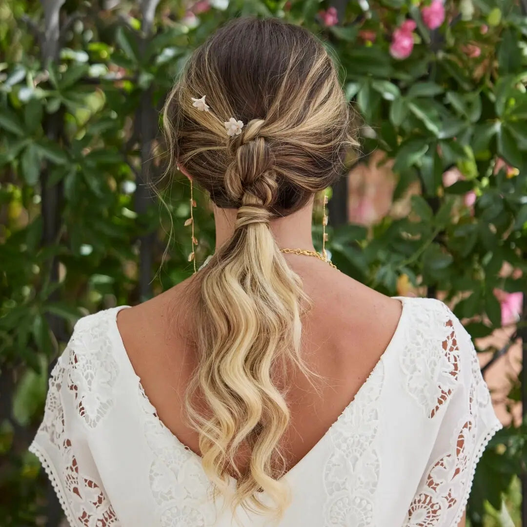 Pendientes Abril Deluxe Piedra Lunar y Labradorita