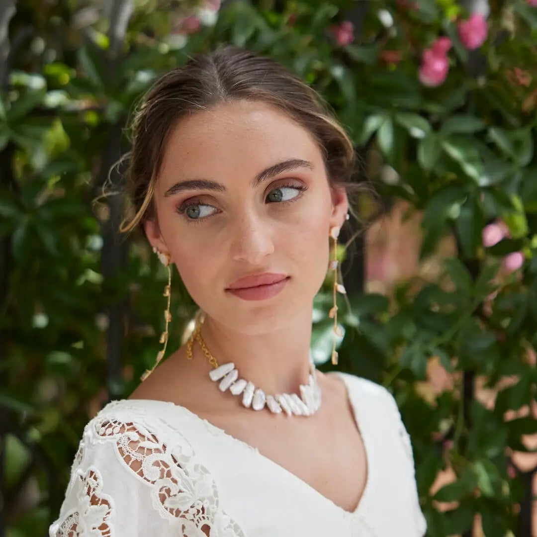 Choker Raffles Perlas