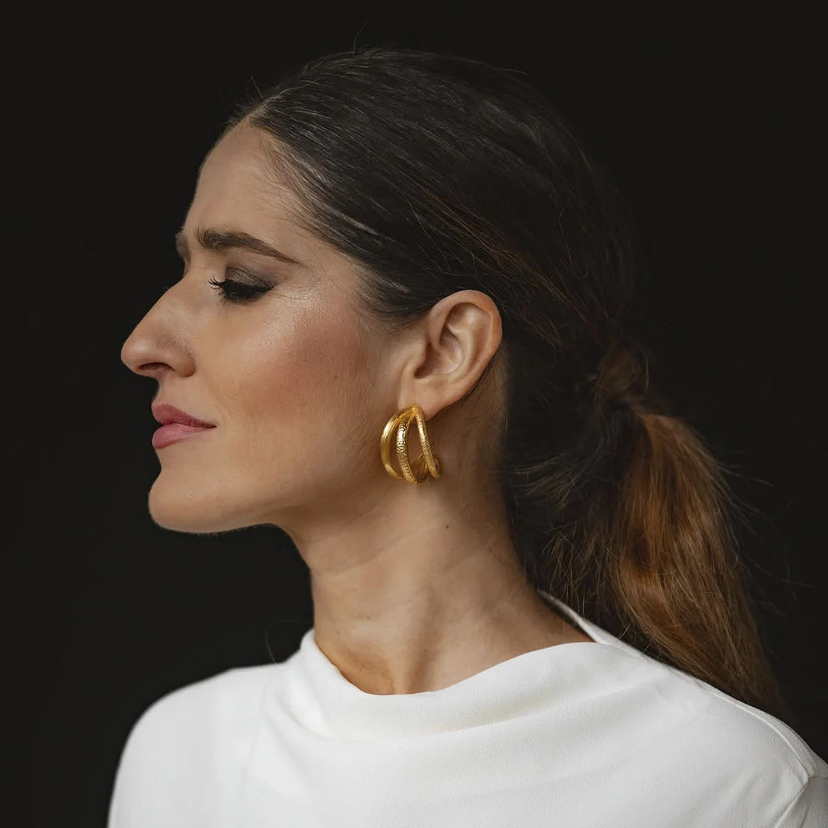 Pendientes Aros Corona