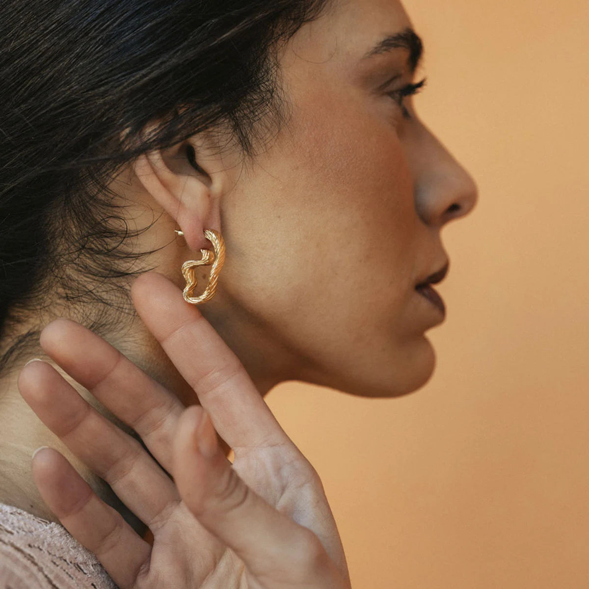 Pendientes Aros Corteza