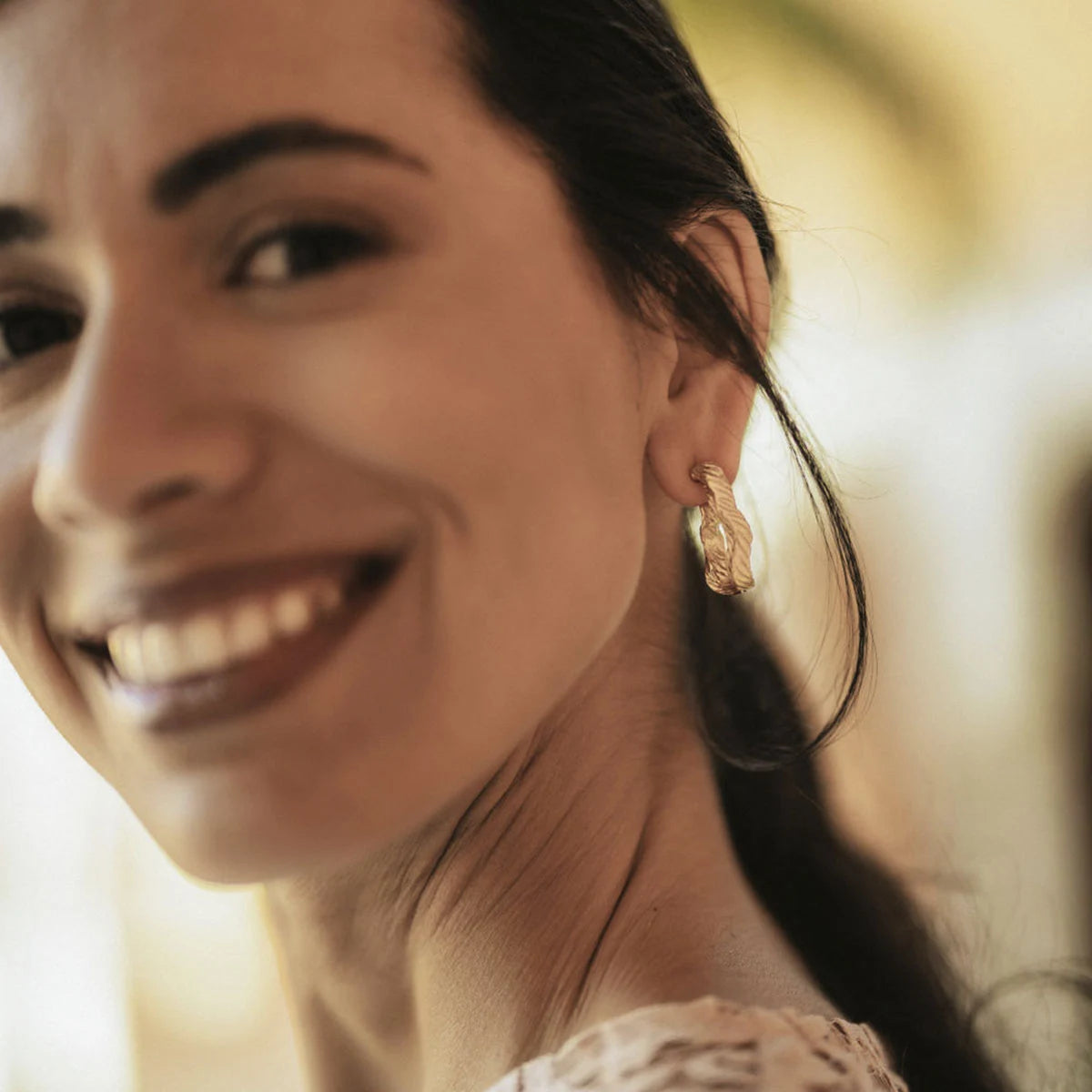 Pendientes Aros Corteza