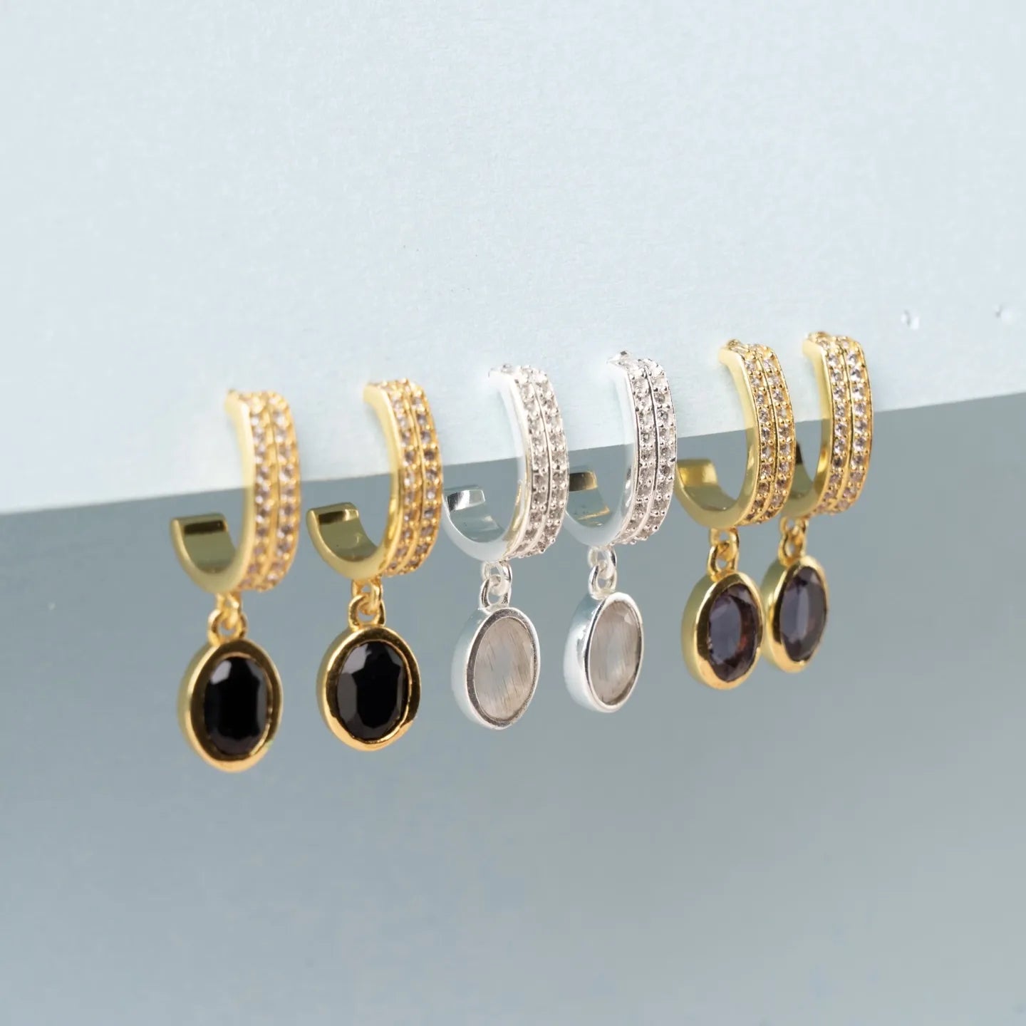 Pendientes Aros Frey Morado