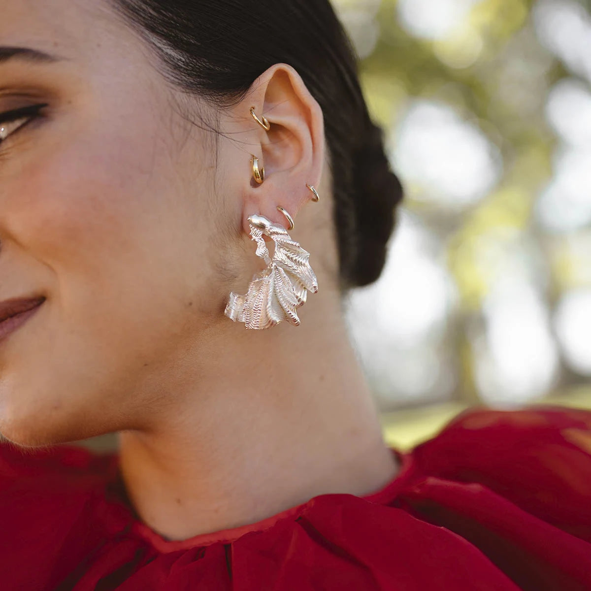 Pendientes Betta Plata