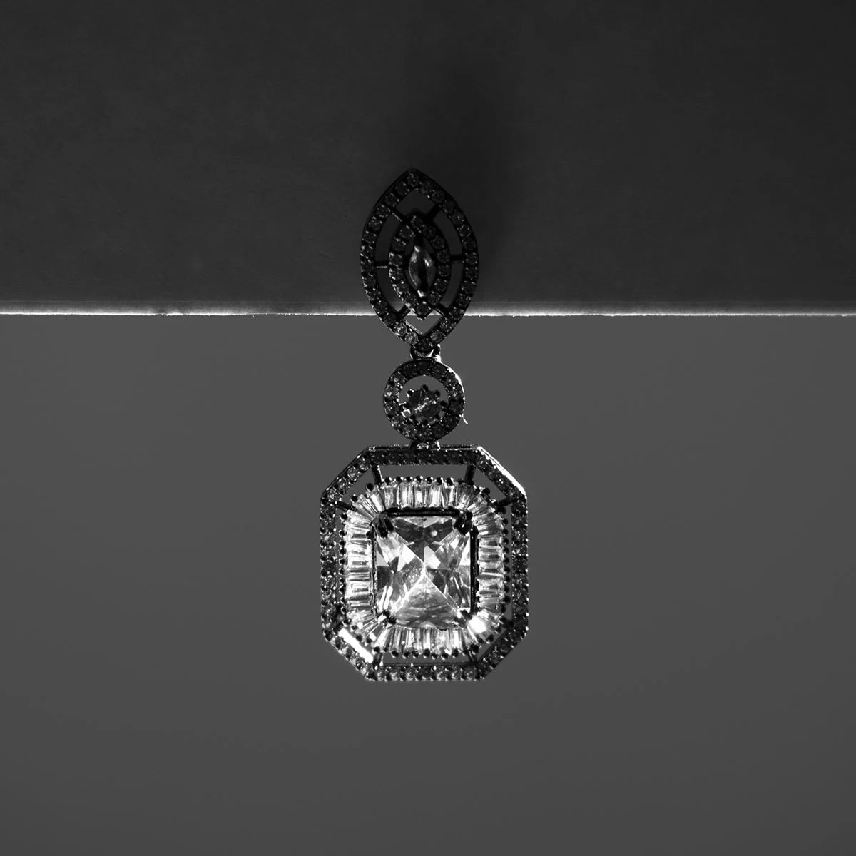 Pendientes Bocin Cromo Shine