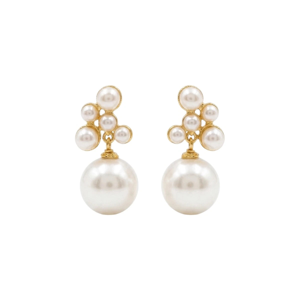 Pendientes Bouquet Perlas