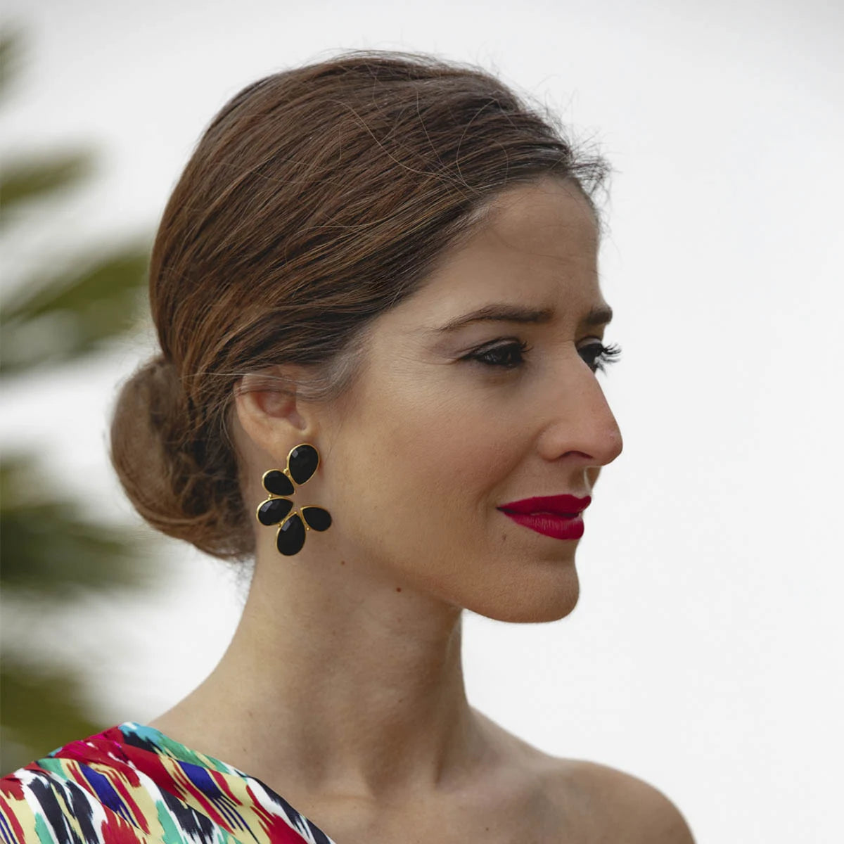 Pendientes Cosmopolitan Negro