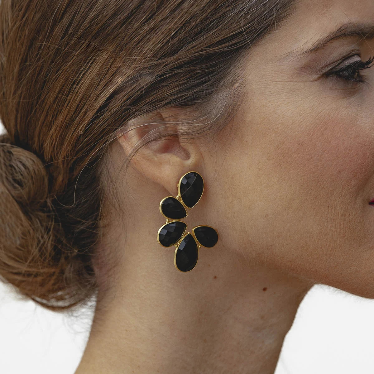 Pendientes Cosmopolitan Negro